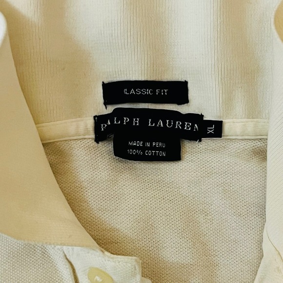 Vintage Polo Ralph Lauren Youth XL/fits Women's Medium White with Logo Preppy - Picture 7 of 10